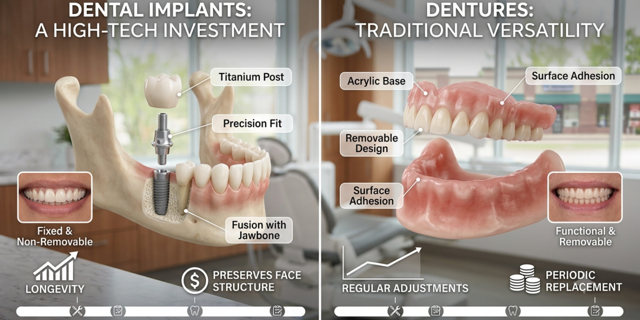 Dental Implants vs. Dentures: Which Is the Better Investment in 2026?
