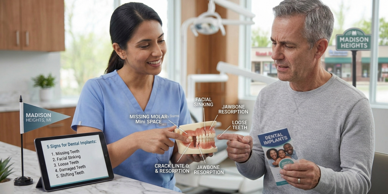 5 Signs You Need Dental Implants (And What to Do Next in Madison Heights)